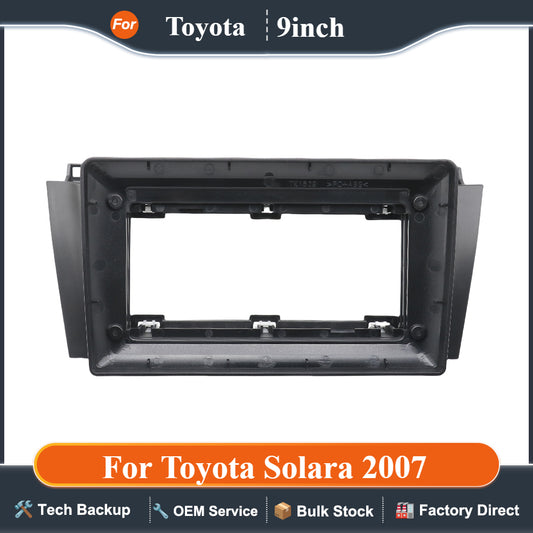9 Inch Car Fascia Frame Adaptor Android Audio Dash Trim Fitting Panel Kit For Toyota Solara 2007