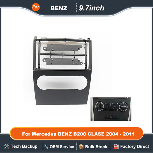 For Mercedes BENZ B200 CLASE A W169  B W245 2004 - 2011 VIANO VITO 1DIN Stereo Panel Dash Mount Trim Installation Kit Frame