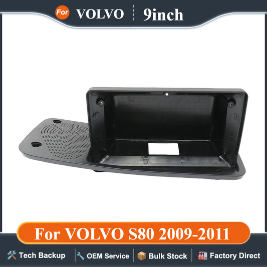 For 2009-2011 VOLVO S80 (9INCH, LHD)Car Radio Fascias Android GPS MP5 Stereo Player 2 Din Head Unit Panel Dash Frame Installatio