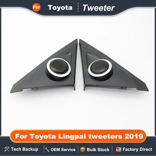 Brand New Triangle Head Tweeter Speakers Car Audio Trumpet Speakers Tweeter For 2019 Toyota Lingpai tweeters