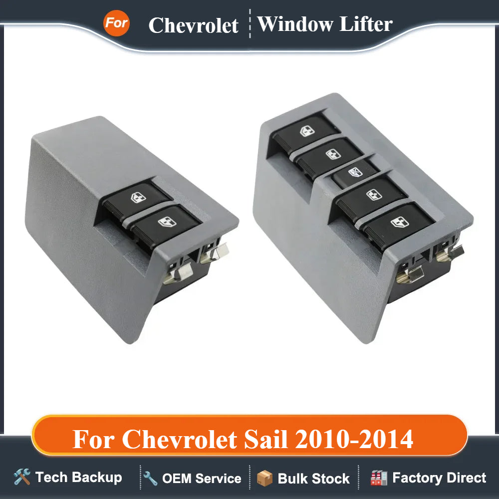 High quality Window Lifter Control Switch for Chevrolet Sail 2010-2014 2Buttons 4Buttons OEM 9005042