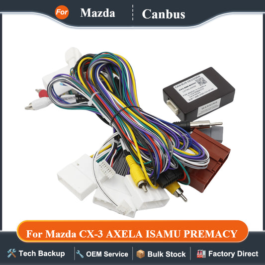 For Mazda CX-3 AXELA ISAMU PREMACY 16Pin Car Radio cable canbus Harness