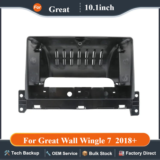 10.1 inch 25.654cm For 2018+ Car Frame Fascia Adapter Decoder Android Radio Dash Fitting Panel Kit For Great Wall Wingle 7
