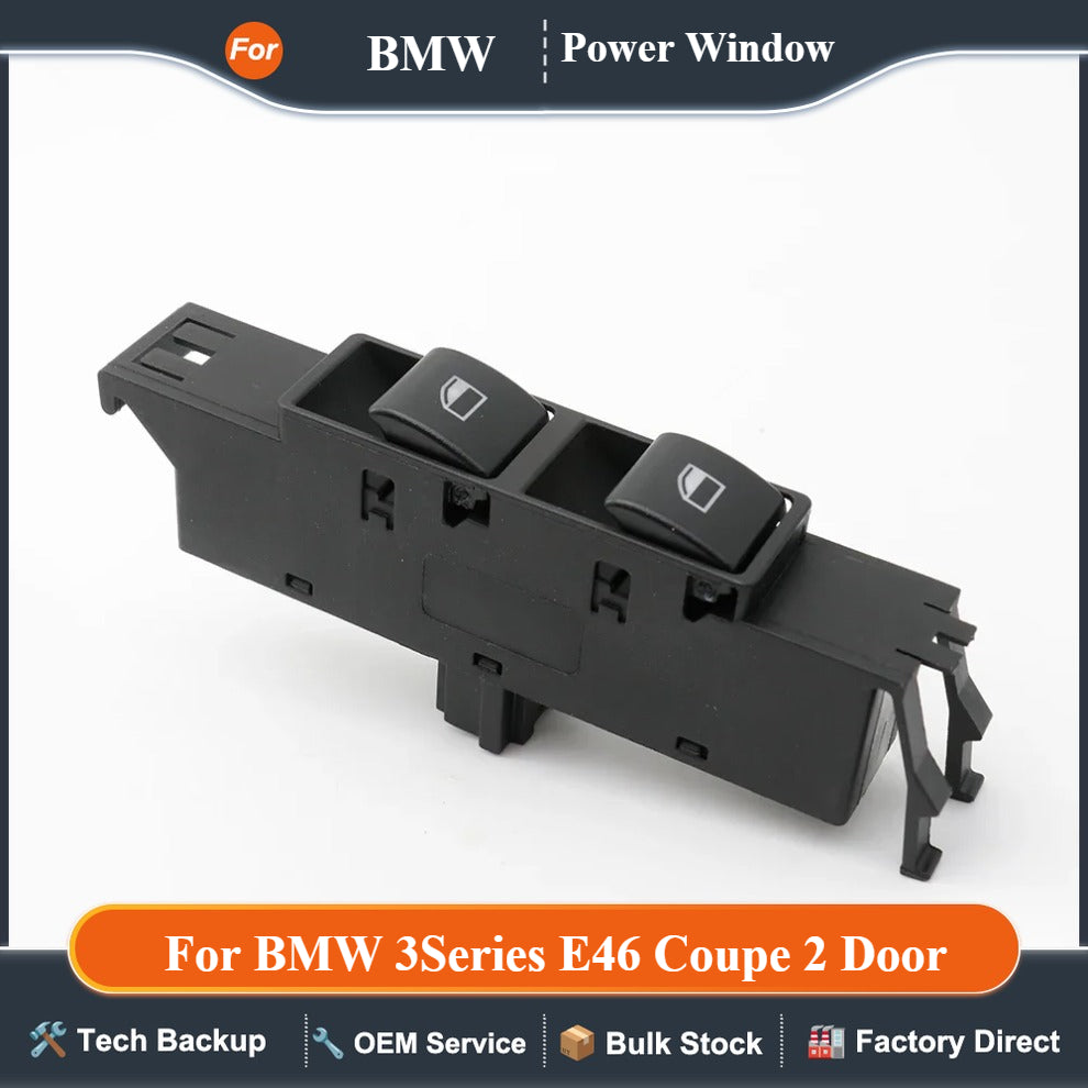 6902178 61316902175 61 31 6 902 175 For 1999-2006 Front Power Window Control Switch For BMW 3Series E46 Coupe 2 Door Accessories