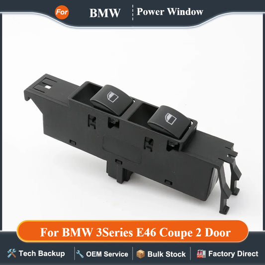 6902178 61316902175 61 31 6 902 175 For 1999-2006 Front Power Window Control Switch For BMW 3Series E46 Coupe 2 Door Accessories