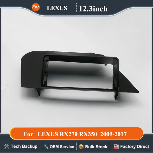 12.3 Inch For 2009-2017 LEXUS RX270 RX350 Car Radio Stereo GPS MP5 Android Player 2 Din Fascias Panel DashBoard Frame Cover