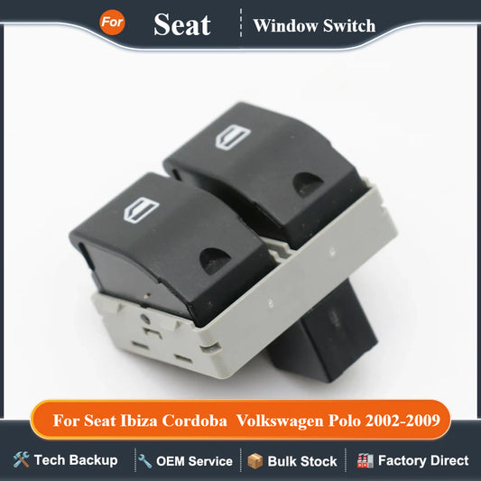 Electric Power Window Switch Button for Seat Ibiza Cordoba 6Q0959858 Volkswagen Polo 2002-2009