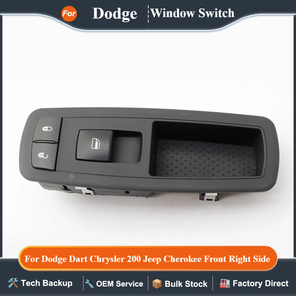 Nevosa 68271204AA for Dodge Dart Chrysler 200 Jeep Cherokee Front Right Side Car Power Window Switch