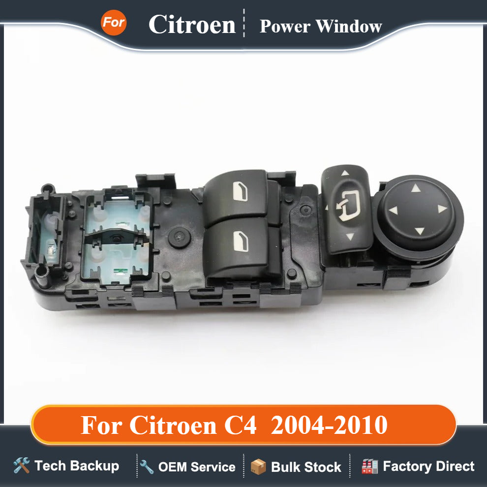 6554HE For Citroen C4 Master Electric Power Window Lifter Switch 9651464277 6554.HE for 2004-2010