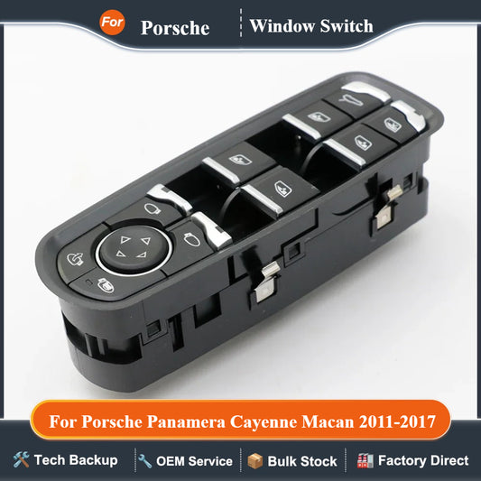 7PP959858M 7PP959858A 7PP 959 858 A 7PP959858AE for 2011-2017 New Power Windows Mirror Switch for Porsche Panamera Cayenne Macan