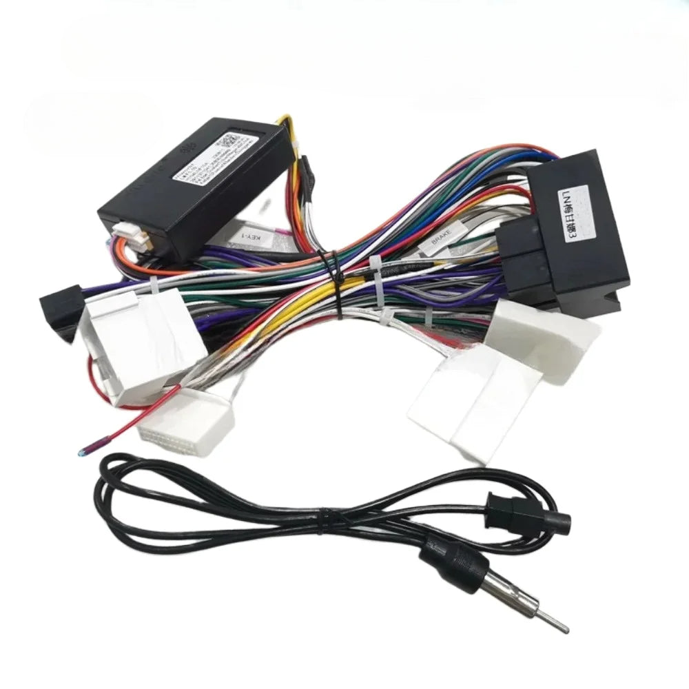 16 Pin Car Wiring Harness Adapter Canbus Box Decoder Power Cable For Renault Megane 3 2009-2013/Fluence 2014/Koleos 2010-2014