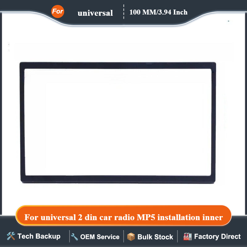 Universal 2 Din 100 MM/3.94 Inch Frame Car Radio MP5 Player Installation Accessories Automobile Interior Multimedia Accessory