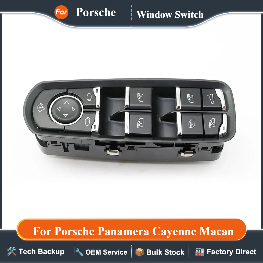 7PP959858MDML Power Window Switch for Porsche Panamera Cayenne Macan Car Electric  Closing  Panel