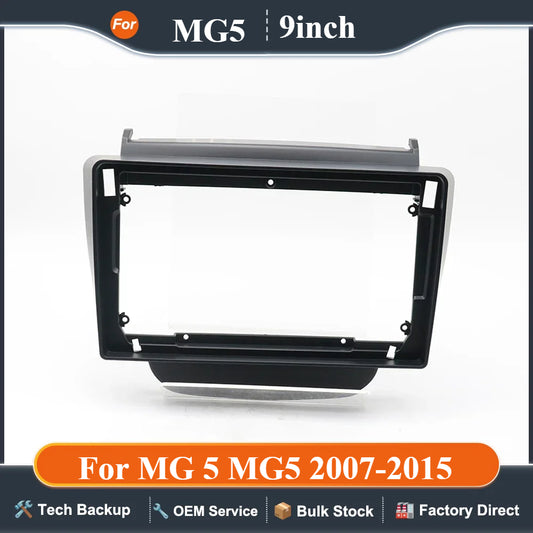 9 Inch Adapter Android Audio Dash Fitting Panel Kit Car Radio DVD Player Fascias Frame For MG 5 MG5 2007-2015