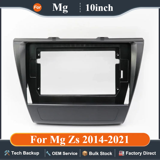 For Mg Zs 2014-2021 10 Inch Car Frame Fascia Adapter Canbus Box Decoder Android Radio Dash Fitting Panel Kit