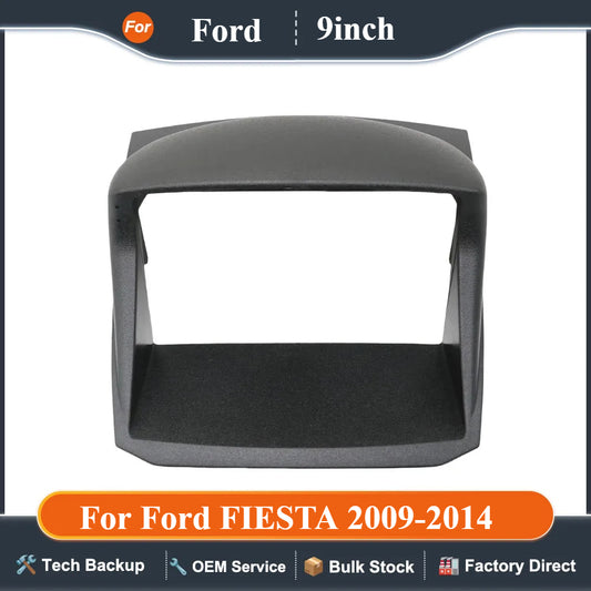 9 Inch Car Radio Fascia Frame 2DIN Install Panel Dashboard For Ford FIESTA 2009-2014