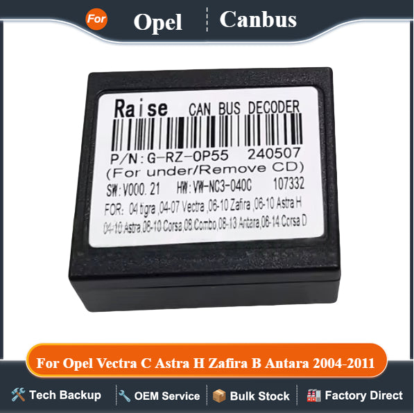 16 Pin Wiring Canbus Decoder G-RZ-OP55 Harness Adapter For Opel Vectra C Astra H Zafira B Antara 2004-2011 Android CD Radio