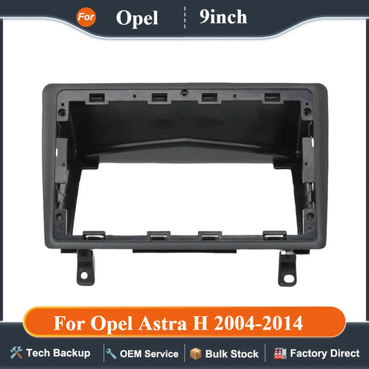 For Opel Astra H 2004-2014 9 Inch Car Frame Fascia Adapter Canbus Box Android Radio Dash Fitting Panel Kit