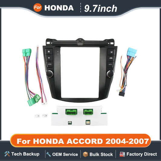 9.7INCH Universal Car Radio Frame For HONDA ACCORD 2004-2007 VERTICAL SCREEN Car Radio Mounting Kit