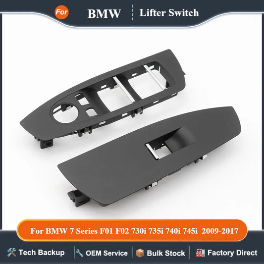 RHD Car Front Door Window Lifter Switch Cover Panel Trim For BMW 7 Series F01 F02 730i 735i 740i 745i 750i 760i 2009-2017