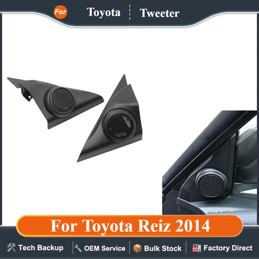 AUTODAILY 2PCS For Toyota Reiz 2014 Car Tweeter Refitting Audio Door Angle Gum Speaker Cover Boxes Mounts