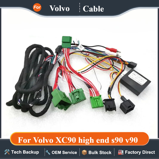 For Volvo XC90 high end s90 v90 cable Car 16 Pin Wiring Harness Adapter Canbus Box OD-Volvo-02 Decoder Android Radio Power Cable