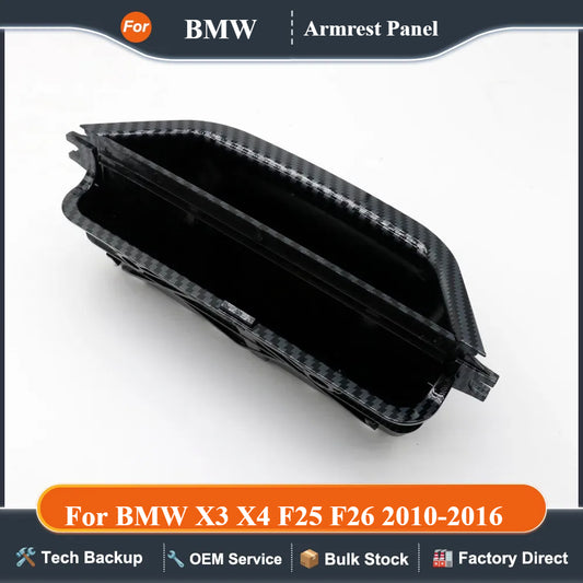 LHD RHD Interior Driver Door Pull Handle Armrest Panel Storage Box Cover For BMW X3 X4 F25 F26 2011 2012 2013 2014 2015 2016