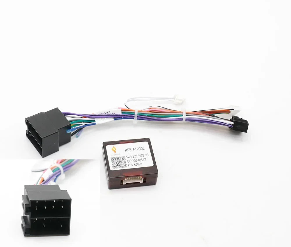 Car 16pin Wiring Harness Adapter Canbus Box Decoder For Fiat 500 Fiorino Perla Strada Stilo Android Radio Power Cable