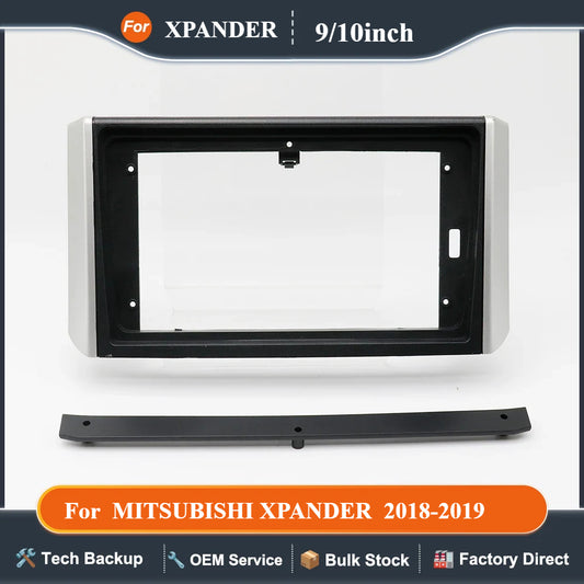 Car Radio Fascia for 2018-2019 MITSUBISHI XPANDER Stereo Panel Dashboard Kit Refitting Installation Frame
