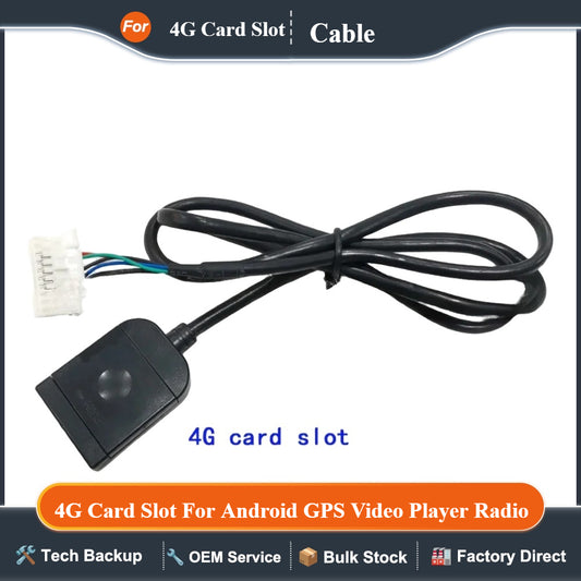 SIM Card Slot For Android 2 Din GPS Video Player Radio Car