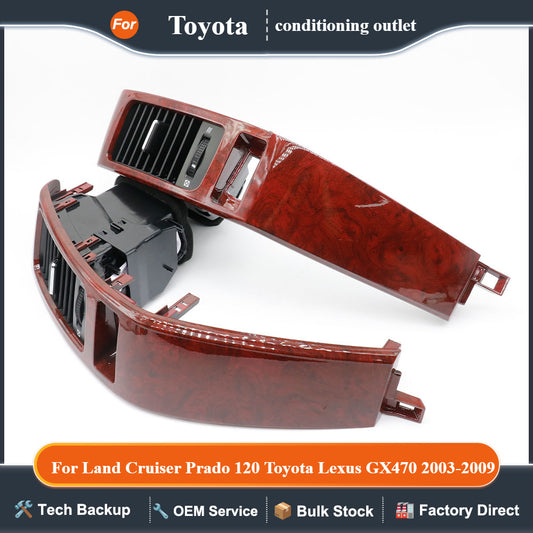 Car Air Conditioner Outlet A/C  Vents Plate Dashboard Panel for Land Cruiser Prado 120 Toyota Lexus GX470 2003-2009