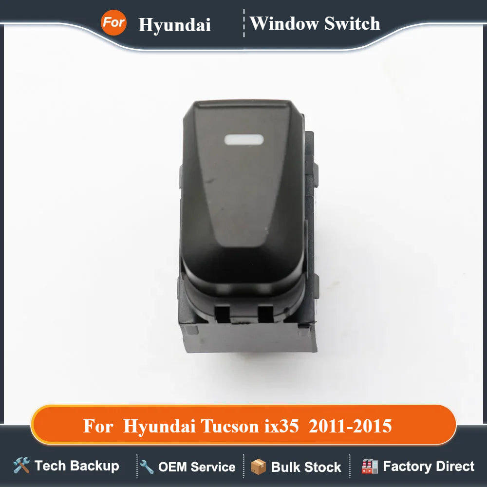 Nevosa 93576-2S000 For 10-15 Hyundai Tucson ix35 Sport Passenger Side Rear Left Right Car Window Switch Single Button 935762S000