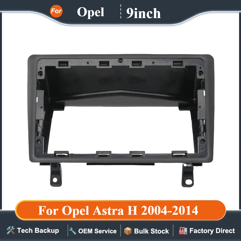 9 Inch Car Frame Fascia Adapter Canbus Box Android Radio Dash Fitting Panel Kit For Opel Astra H 2004-2014