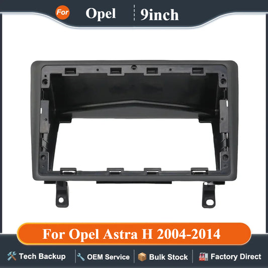 9 Inch Car Frame Fascia Adapter Canbus Box Android Radio Dash Fitting Panel Kit For Opel Astra H 2004-2014