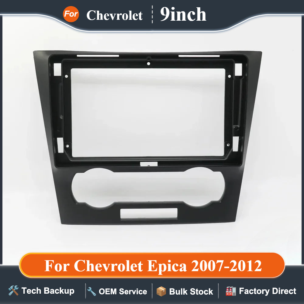 For Chevrolet Epica 2007-2012 9INCH Car Radio Fascias Android GPS MP5 Stereo Player 2 Din Head Unit Panel Dash Frame Installati