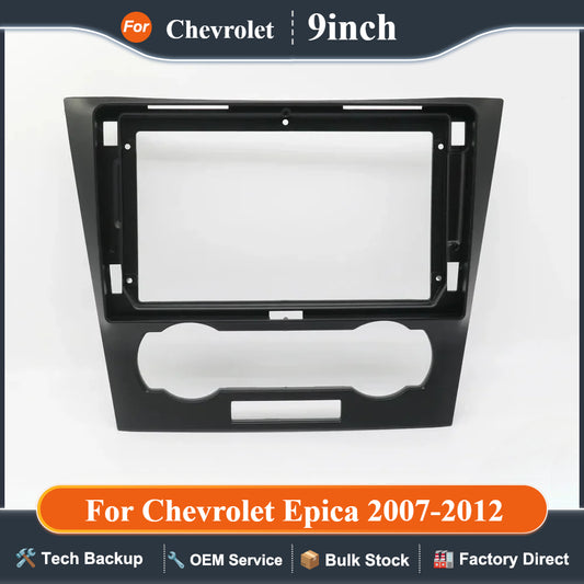 For Chevrolet Epica 2007-2012 9INCH Car Radio Fascias Android GPS MP5 Stereo Player 2 Din Head Unit Panel Dash Frame Installati