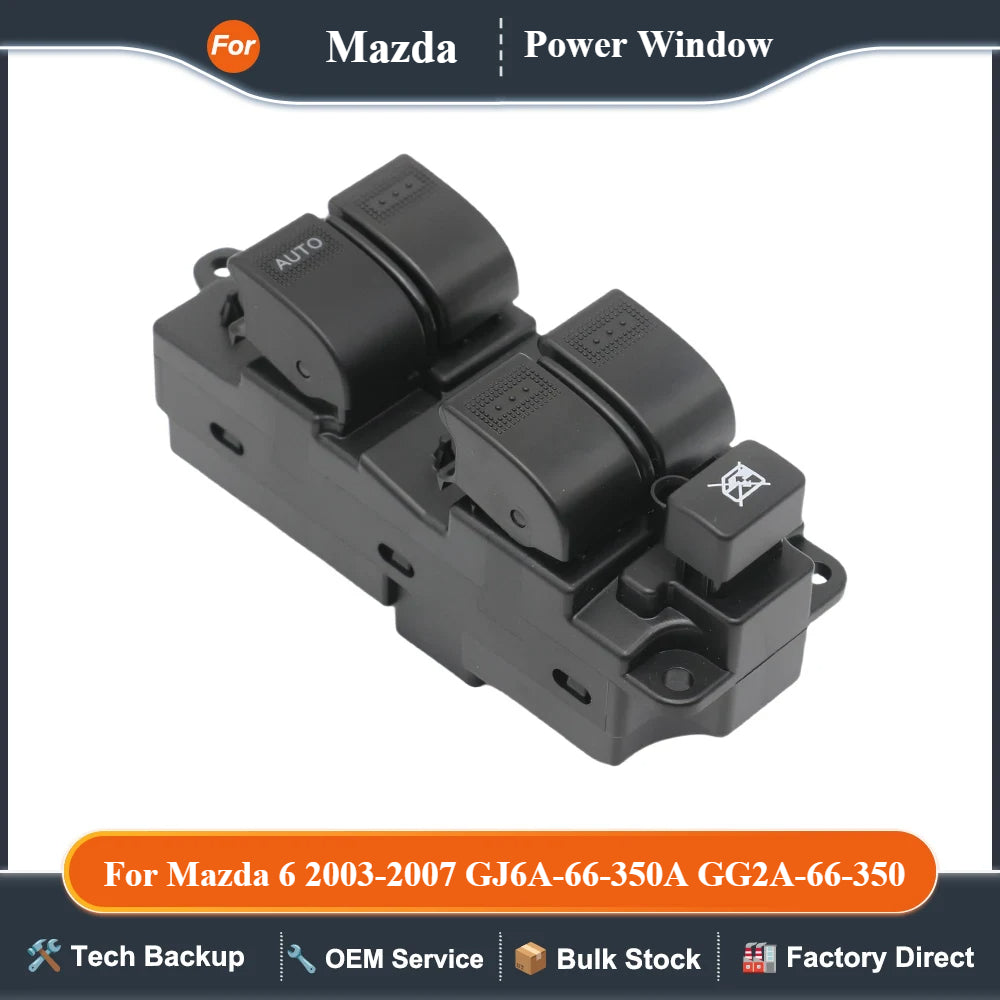 Lifter Car Window Power Switch GJ6A66350A  For Mazda 6 2003-2007 GJ6A-66-350A GG2A-66-350 FC01-66350A