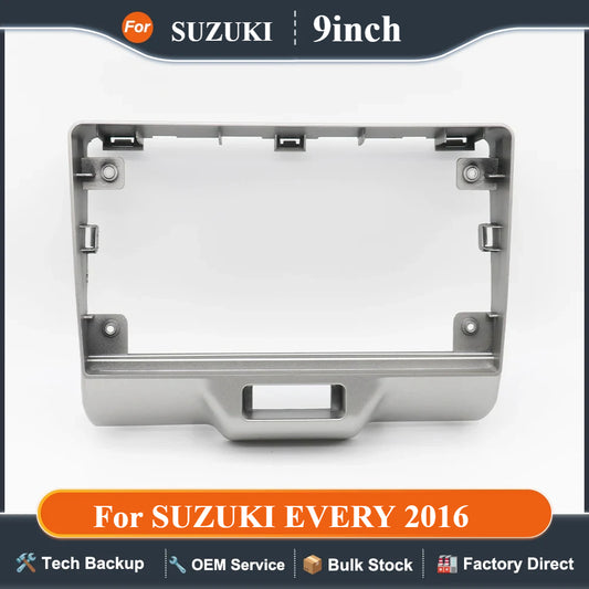 Car Stereo Frame 9 Inch 22.86cm for 2016 Car Frame Kits Cable Fascia Panel for SUZUKI EVERY Android Big Screen Audio Fascias