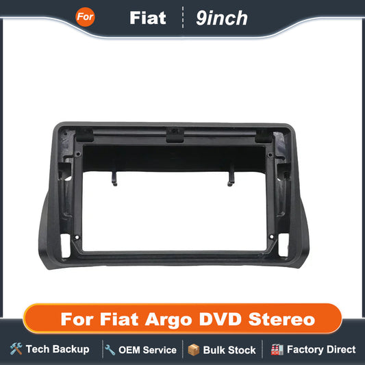 AUTODAILY Car Radio Fascia For Fiat Argo DVD Stereo 9 inch Frame Plate Adapter Mounting Dash Installation Bezel Trim Kit