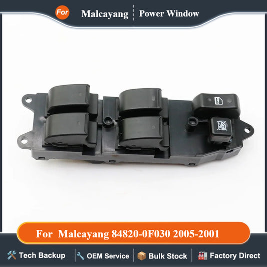For 2005-20011 Malcayang 84820-0F030 New Power Window Switch for Toyota Avensis 8482005100 Driver Side Control 84820-0F030