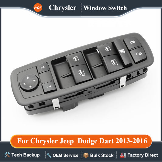 Nevosa 68271203AB Glass Lifter Master Left Driver Window Switch For Chrysler Jeep  Dodge Dart 2013-2016 56046568AC 68271217AA
