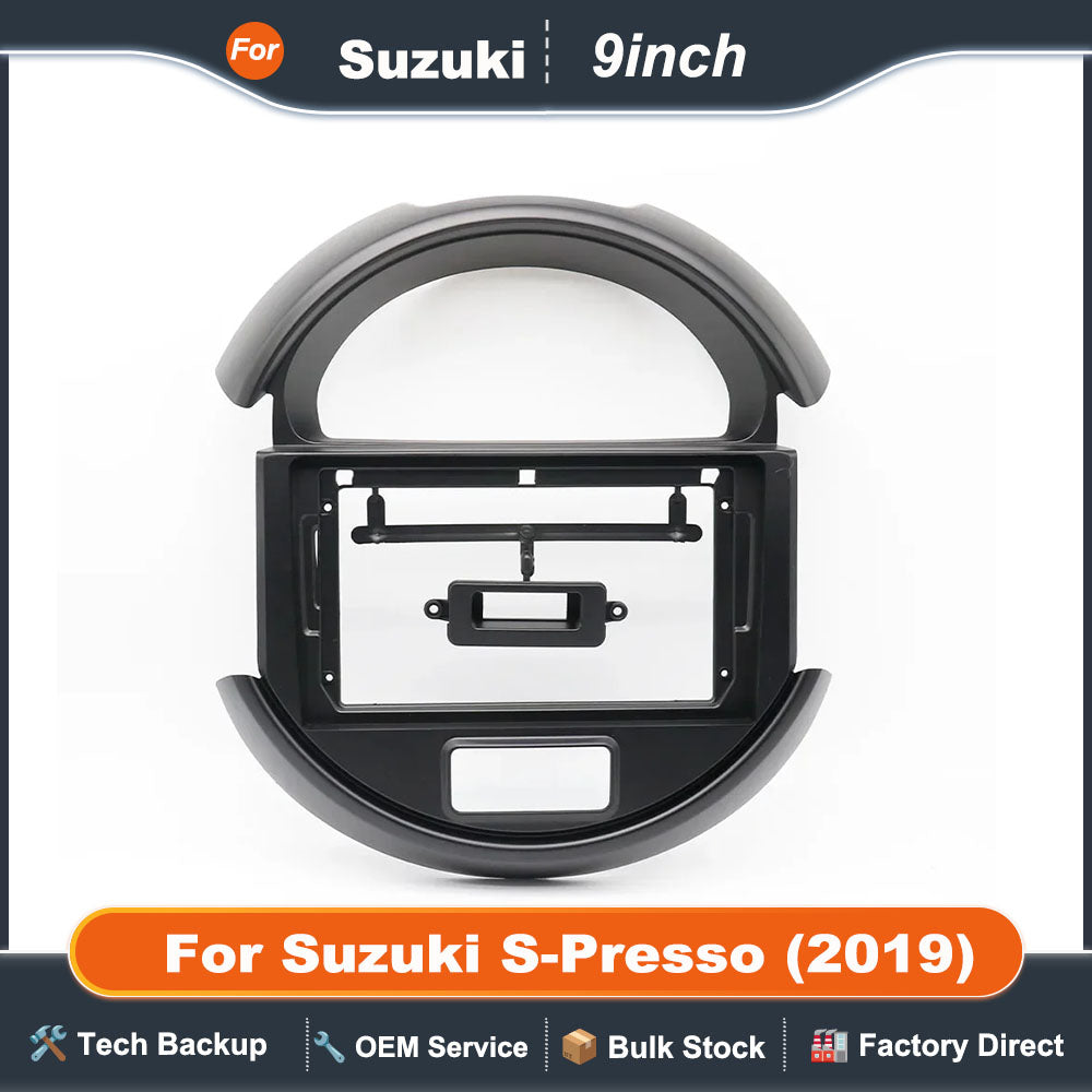 9Inches Big Screen 2Din Stereo Plate Panel Dash Mount Kit Car Radio Audio Fascia Frame Adapter For Suzuki S-Presso (2019)