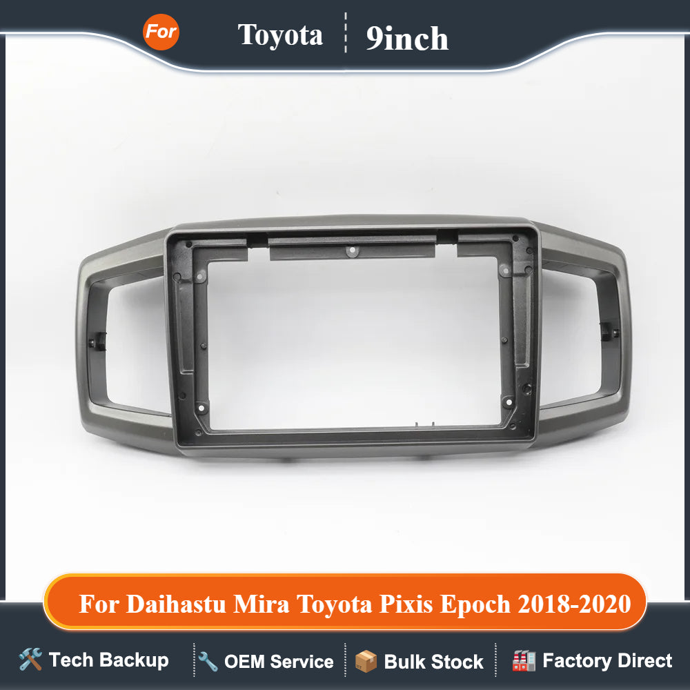 9 Inch Car Frame Fascia Adapter Android Radio Dash Fitting Panel Kit For Daihastu Mira Toyota Pixis Epoch 2018-2020