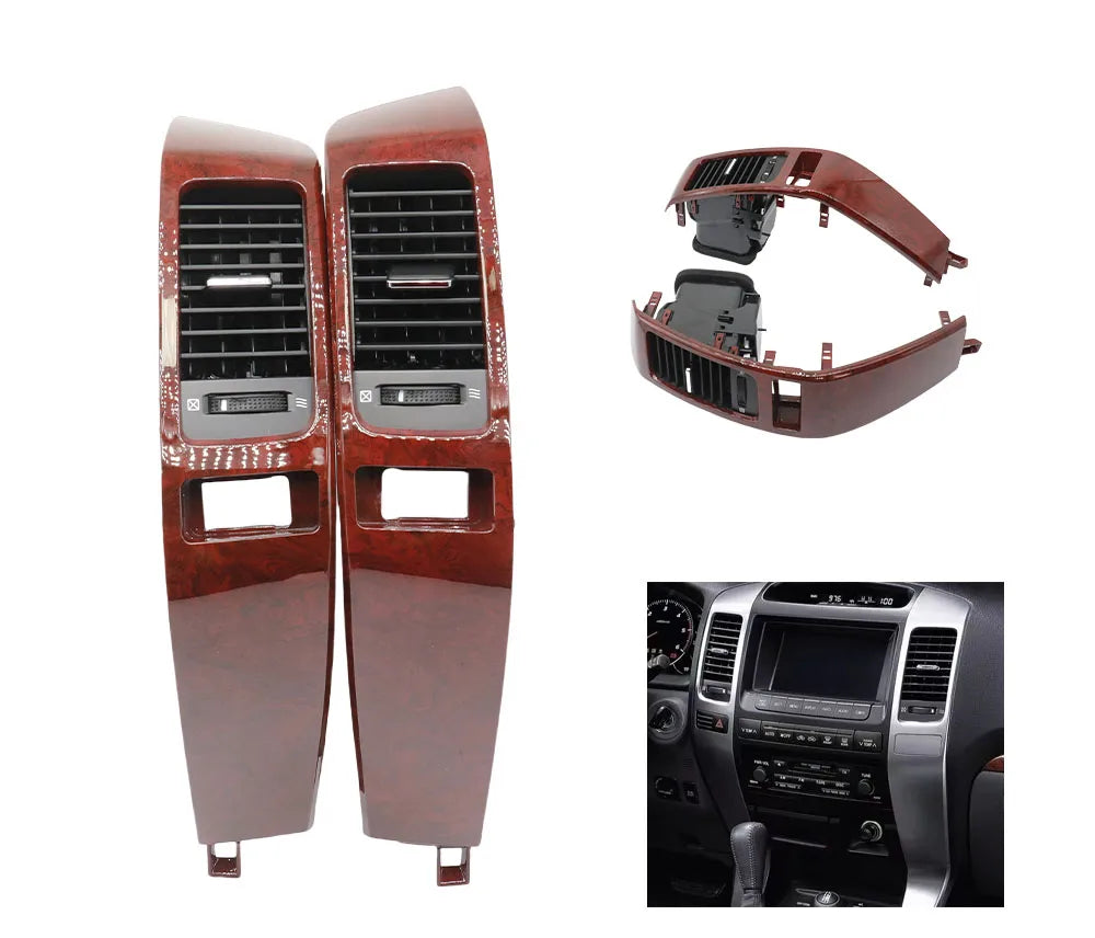 Car Air Conditioner Outlet A/C  Vents Plate Dashboard Panel for Land Cruiser Prado 120 Toyota Lexus GX470 2003-2009
