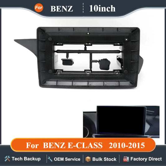For 2010-2015 BENZ E-CLASS (10.1INCH, LHD)Car Radio Fascias Android GPS MP5 Stereo Player 2 Din Head Unit Panel Dash Frame Insta
