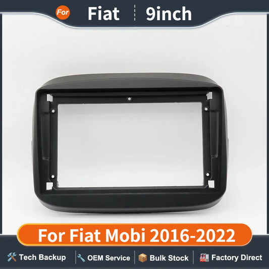 9 Inch Car Frame Fascia Adapter Canbus Box Android Radio Dash Fitting Panel Kit For Fiat Mobi 2016-2022
