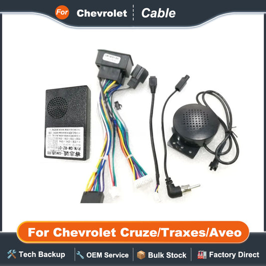 Car 16pin Wiring Harness Adapter Canbus Box Decoder Power Cable For Chevrolet Cruze/Traxes/Aveo/Malibu/Regal 2 Din GPS Android