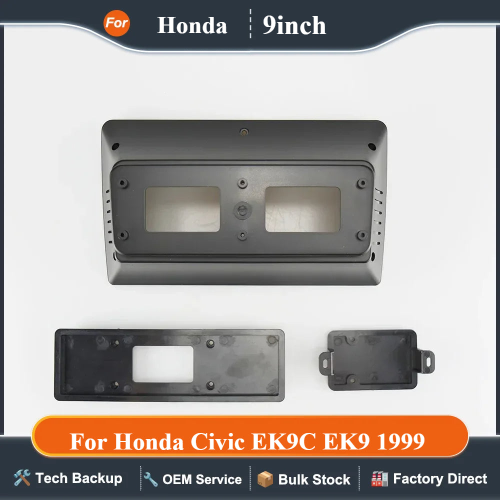 9 Inch Car Frame Fascia Adapter Android Radio Dash Fitting Panel Kit For Honda Civic EK9C EK9 1999