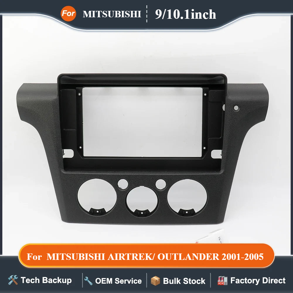 For 2001-2005 MITSUBISHI AIRTREK/ OUTLANDER Audio MP5 Stereo Dash Panel Mounting  Frame Kit Center Console Car Radio Fascia