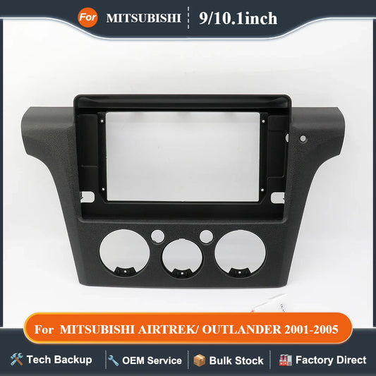For 2001-2005 MITSUBISHI AIRTREK/ OUTLANDER Audio MP5 Stereo Dash Panel Mounting  Frame Kit Center Console Car Radio Fascia